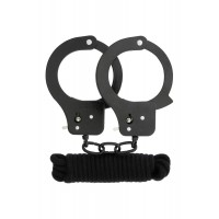 Набір Dreamtoys Bondx Metal Cuffs & Love Rope Set Чорний