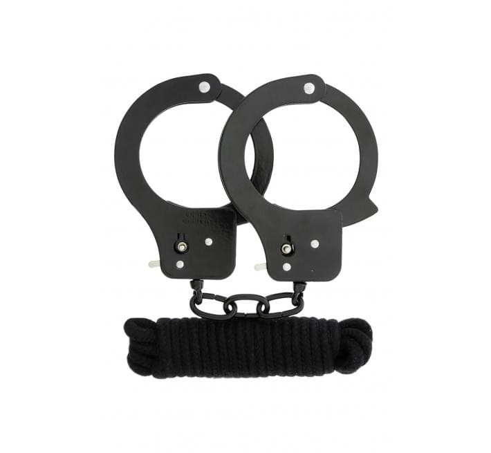Набор Dreamtoys Bondx Metal Cuffs & Love Rope Set Черный