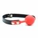 Кляп силіконовий DS Fetish Silicone ball gag metal accesso red