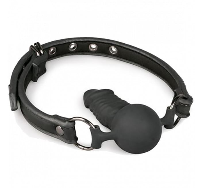 Кляп EasyToys BALL GAG WITH SILICONE DONG