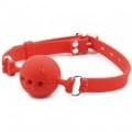 Кляп DS Fetish Mouth Silicone gag M red