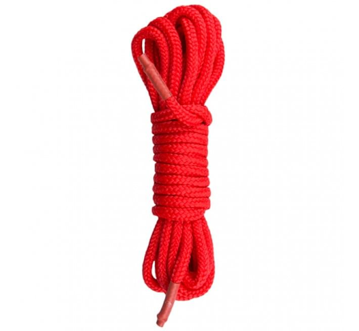 Бондажна мотузка EasyToys, нейлонова, червона, 10 м