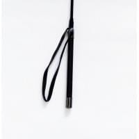 Стек із сріблястою вставкою на ручці DS Fetish Crop black L, 55 см