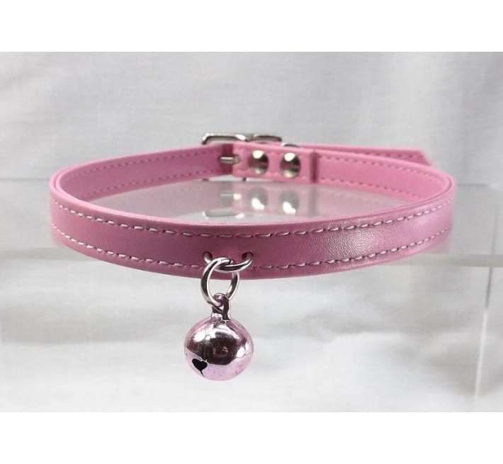 Чокер з дзвіночком DS Fetish Collar rose with bell