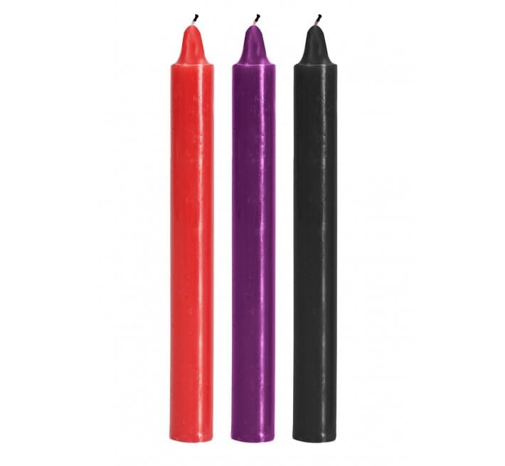 Свічки для БДСМ низькотемпературні Toy Joy Japanese Drip Candles, 3 шт.