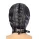 Капюшон для БДСМ Fetish Tentation Closed BDSM hood in leatherette