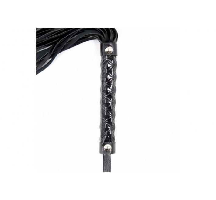 Флоггер DS Fetish Flogger black metal 39 см