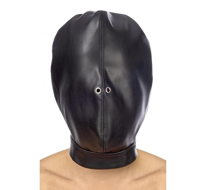 Капюшон для БДСМ Fetish Tentation Closed BDSM hood in leatherette