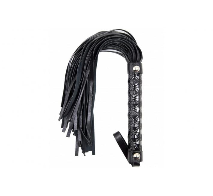 Флоггер DS Fetish Flogger black metal 39 см