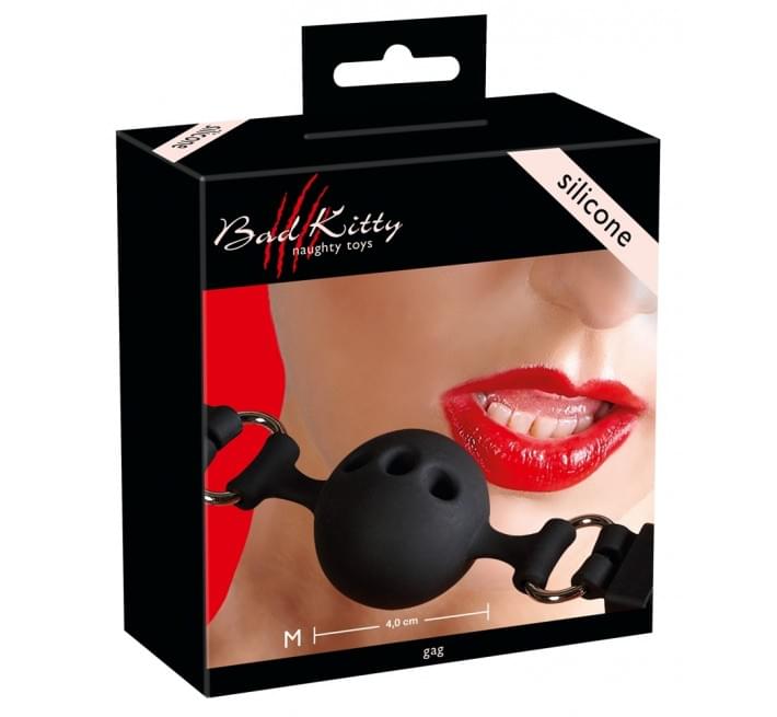 Кляп Bad Kitty 2491583 Silicone Gag Чорний