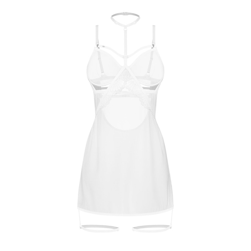 Бэби-долл Obsessive Arrowel White chemise S/M