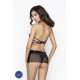 Бэби долл Passion Erotic Line MARESOL CHEMISE S/M Черный