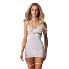 Бэби-долл Obsessive Arrowel White chemise 2XL/3XL