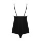 Топ и трусики Obsessive Bella Rou top & panties черные XS/S