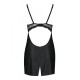 Беби-долл из эко-кожи и кружева Loona Chemise Passion black S/M