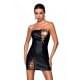 Мини платье из экокожи Passion Celine Chemise black L/XL