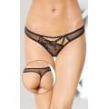 Жіночі трусики SoftLine Thongs 2441 Чорні M/L