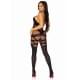 Бодістокінг Leg Avenue Illusion halter bodystocking Black One size