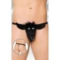 Трусы Softline Thong 4437 Черные S/L