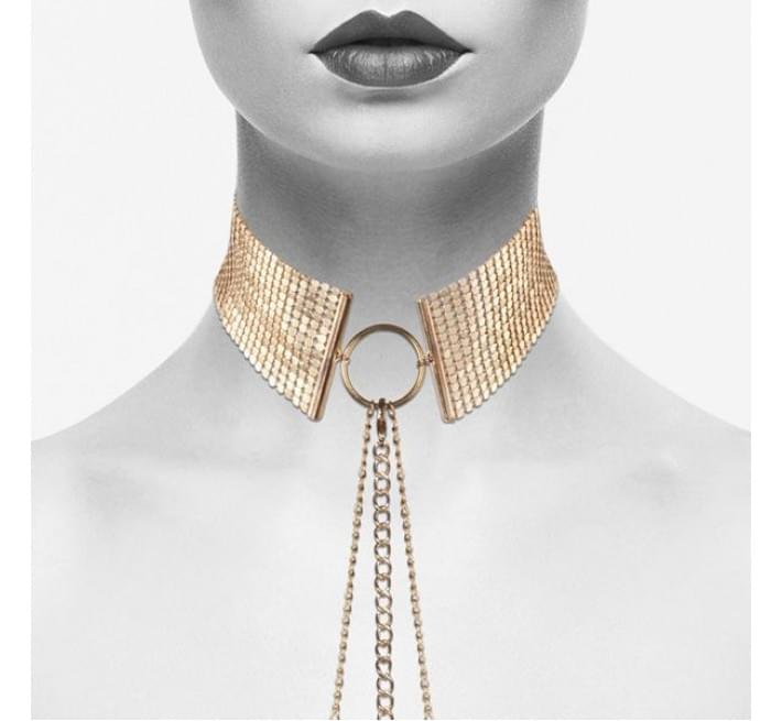Украшение Bijoux Indiscrets Desir Metallique Collar Золотые