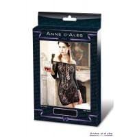 Платье сетка Anne De Ales FETISH DINNER Черное S/M