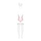 Еротичний костюм зайчика Obsessive Bunny suit 4 pcs costume pink L/XL