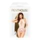 Боди с глубоким декольте и высокими трусиками Penthouse - Toxic Powder White M/L