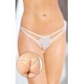 Жіночі стрінги SoftLine G-String 2454 Білі S/M/L