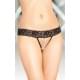 Женские стринги SoftLine G-String 2482 Черные M/L