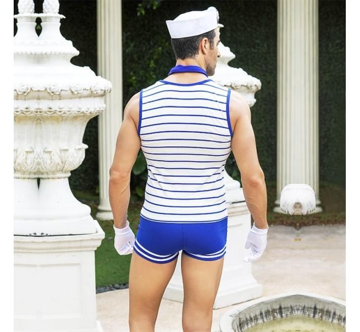 Мужской эротический костюм морячка JSY Изголодавшийся Робин S/M