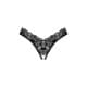 трусики Obsessive Donna Dream crotchless thong чорні XL/2XL