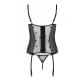 Корсет с подвязками + стринги Passion LOVELIA CORSET black L/XL