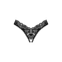 трусики Obsessive Donna Dream crotchless thong черные XS/S