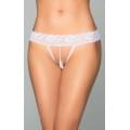 Женские стринги SoftLine G-String 2482 Белые M/L