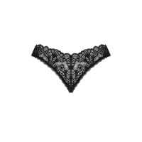 трусики Obsessive Donna Dream crotchless thong чорні XS/S