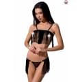 Комплект белья Passion KASSANDRA SET OpenBra Черный L/XL