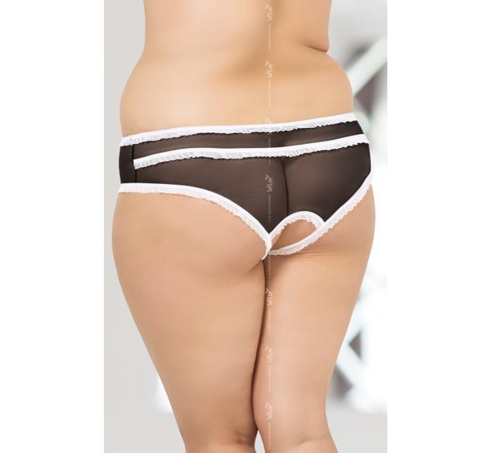 Женские стринги SoftLine String 2471 Plus Size Черные XXXL