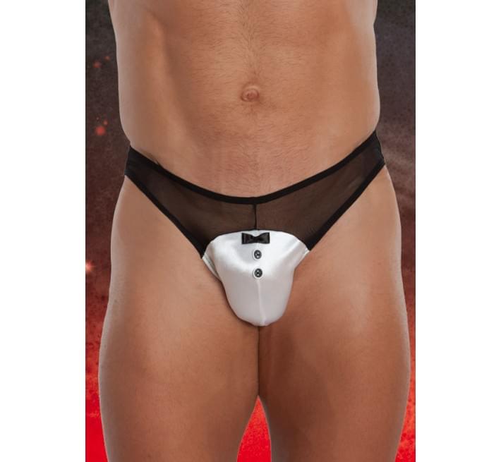 Труси SoftLine Thong 4467 XL Білі