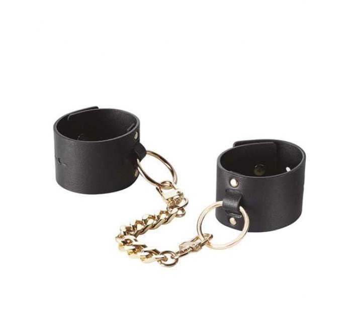 Наручники Bijoux Indiscrets MAZE Wide Cuffs Черные