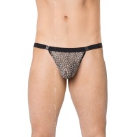 Чоловічі стрінги SoftLine Mens Thong 4528 Сірі One Size