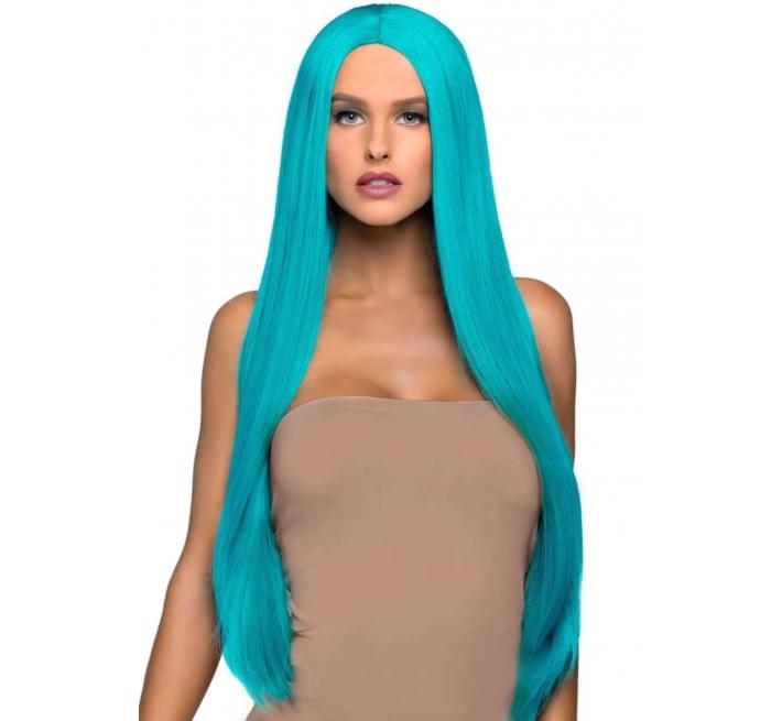 Парик Leg Avenue 33″ Long straight center part wig turquoise