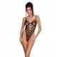 Эротический боди с рисунком Passion LOVELIA BODY black L/XL