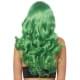 Волнистый парик Leg Avenue Misfit Long Wavy Wig Green, длинный, реалистичный вид, 61 см