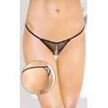 Женские стринги SoftLine G-String 2460 Черные S/M/L