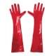 Глянцевые перчатки виниловые Art of Sex - Lora, размер S, цвет Красный