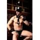 Чоловічий еротичний костюм поліцейського JSY Невблаганний Джон S/M Чорний