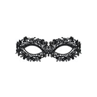 Кружевная маска Obsessive A710 mask, черная, единственный размер