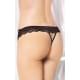 Женские стринги SoftLine G-String 2445 Черные M/L