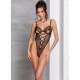 Еротичний боді з малюнком Passion LOVELIA BODY black L/XL