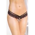 Женские стринги SoftLine G-String 2445 Черные M/L